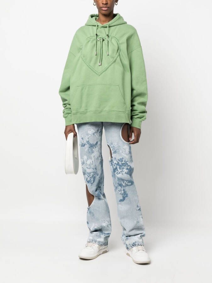 Collina Strada Hoodie met trekkoord Groen