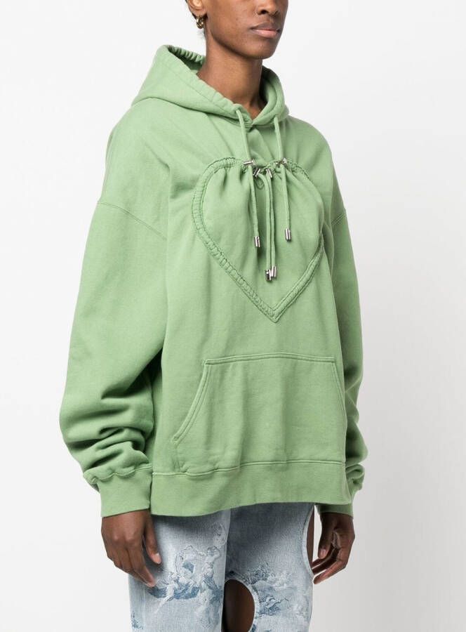 Collina Strada Hoodie met trekkoord Groen