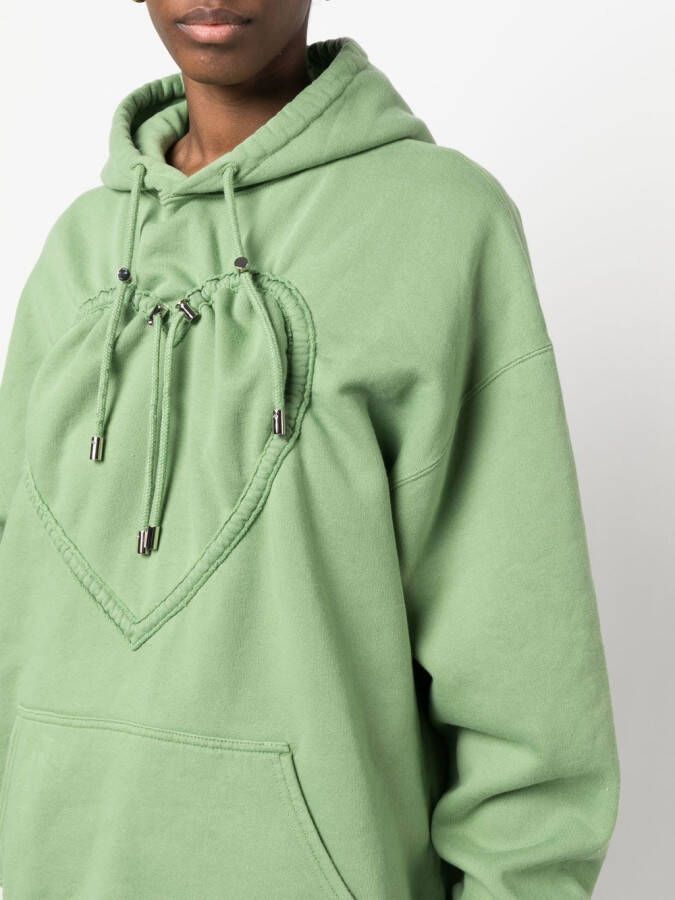 Collina Strada Hoodie met trekkoord Groen