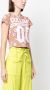 Collina Strada T-shirt met logoprint Roze - Thumbnail 3