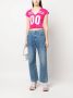 Collina Strada T-shirt met logoprint Roze - Thumbnail 2