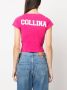 Collina Strada T-shirt met logoprint Roze - Thumbnail 4