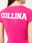 Collina Strada T-shirt met logoprint Roze - Thumbnail 5