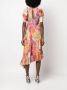 Collina Strada Midi-jurk met print Roze - Thumbnail 4