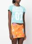 Collina Strada T-shirt met logoprint Blauw - Thumbnail 3