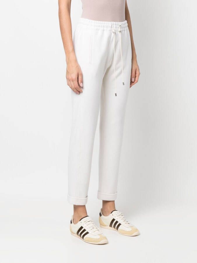 Colombo Broek met elastische tailleband Wit