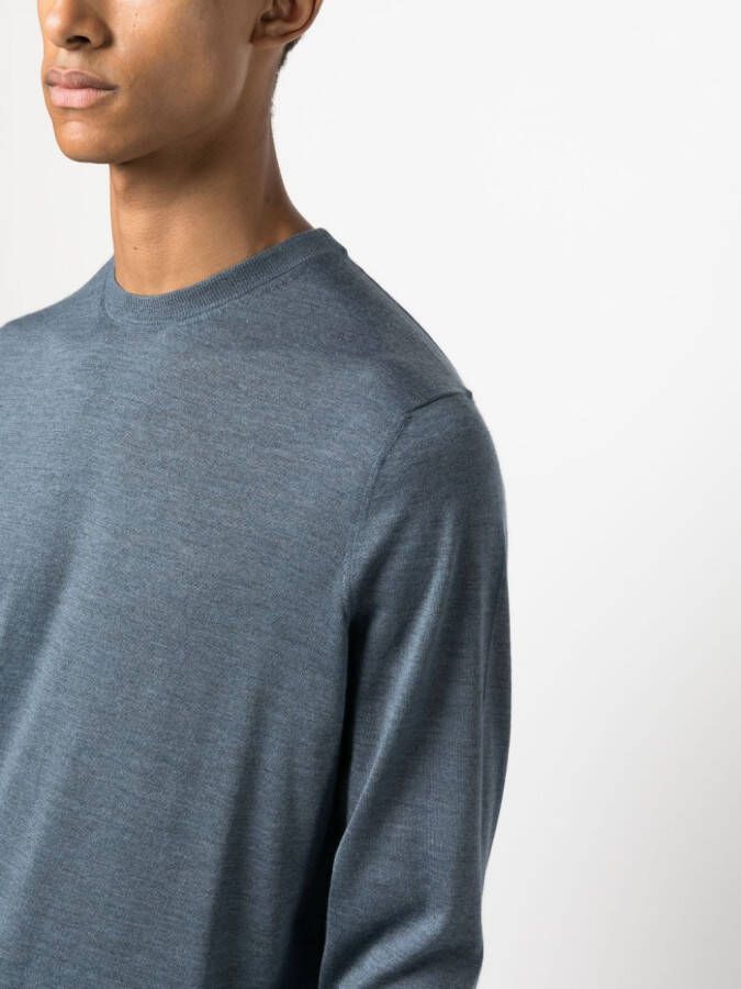 Colombo Fijngebreide trui Blauw