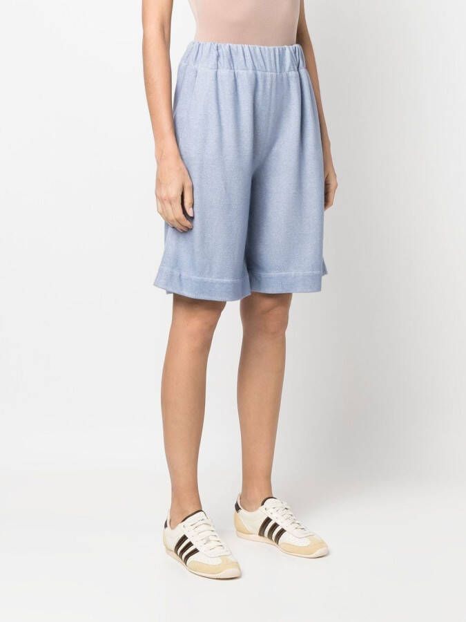 Colombo Fijngebreide shorts Blauw