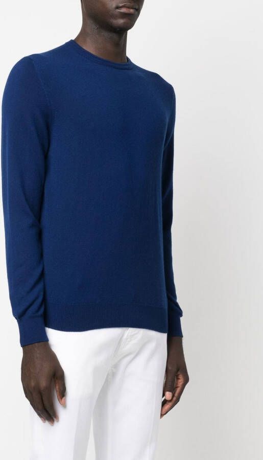 Colombo Fijngebreide trui Blauw