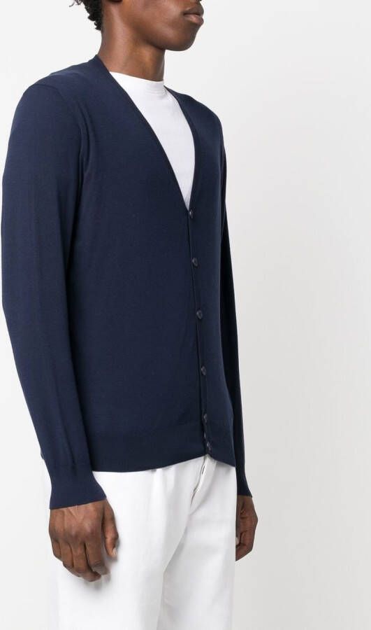 Colombo Gebreid vest Blauw
