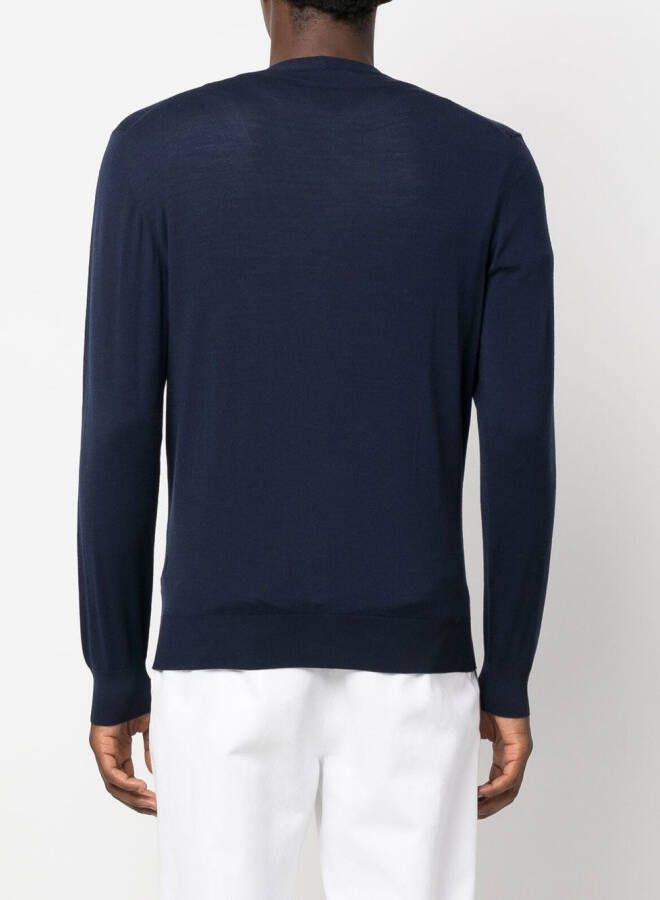 Colombo Gebreid vest Blauw