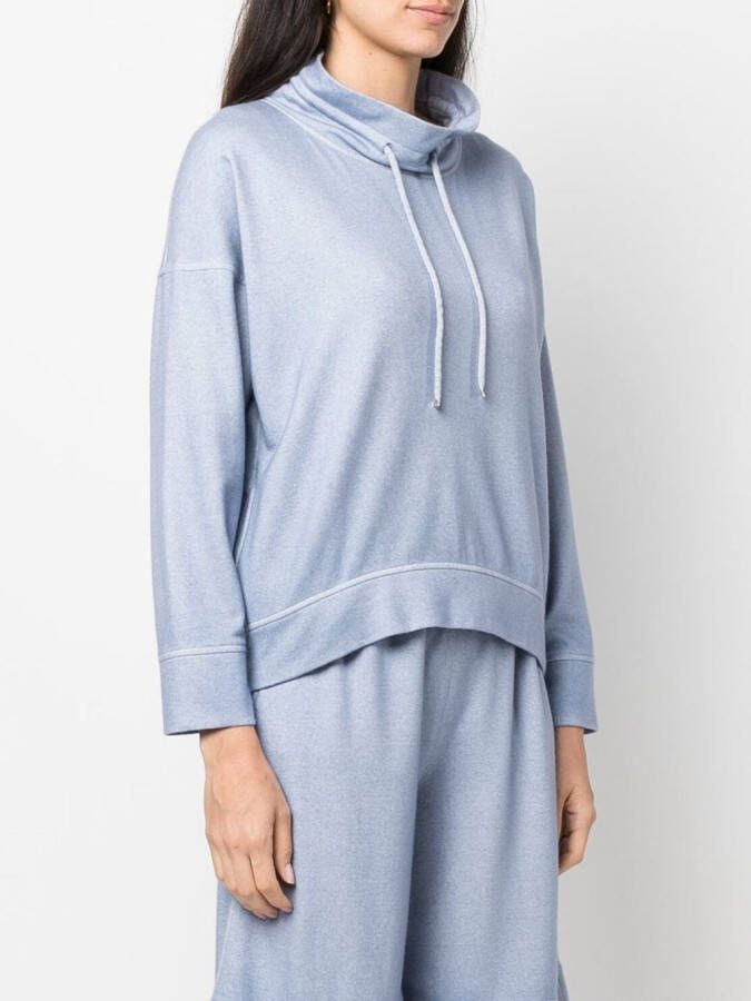 Colombo Sweater met trekkoord Blauw