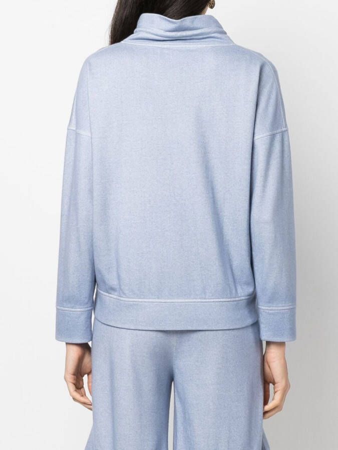 Colombo Sweater met trekkoord Blauw