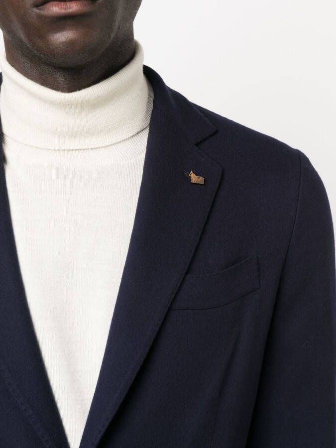 Colombo Wollen blazer Blauw