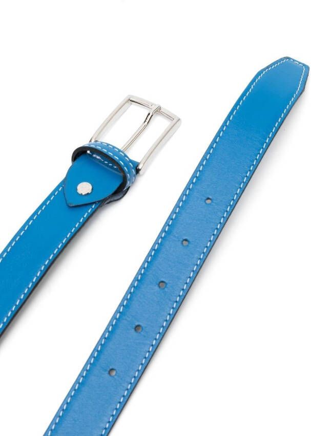 Colorichiari Leren riem Blauw