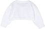 Colorichiari Vest verfraaid met kristallen Wit - Thumbnail 2