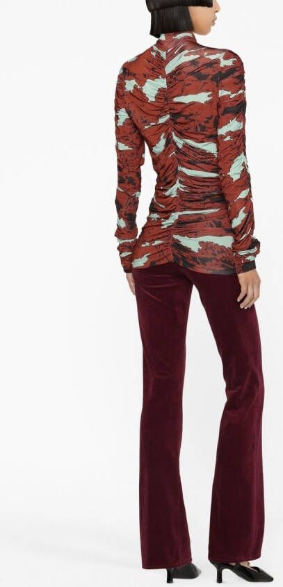 colville Top met abstracte print Blauw