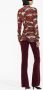 Colville Top met abstracte print Blauw - Thumbnail 2