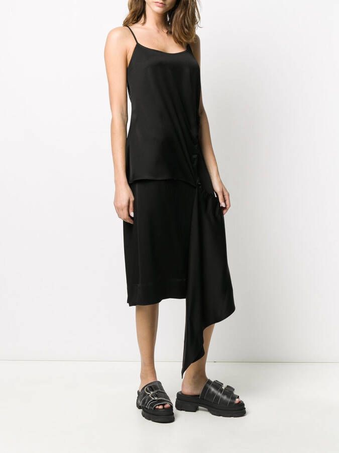colville Asymmetrische jurk Zwart