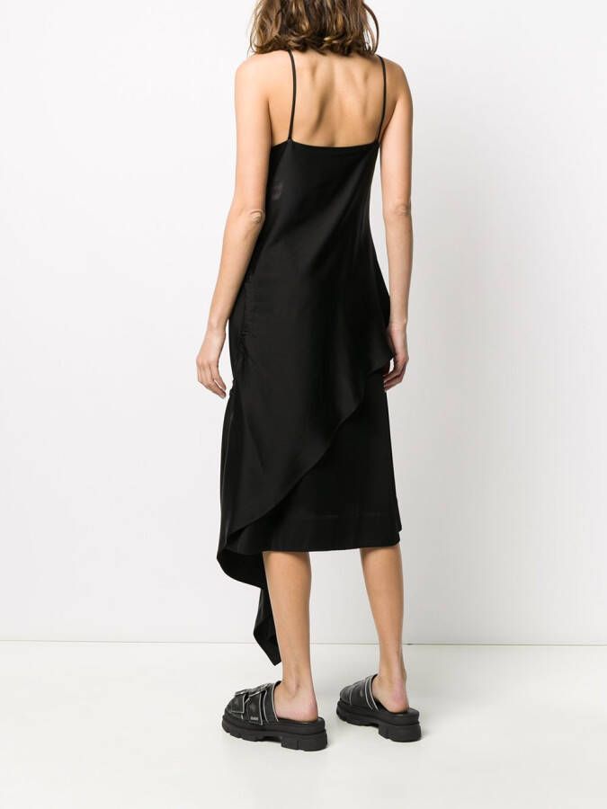 colville Asymmetrische jurk Zwart