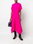 Colville Gedrapeerde midi-jurk Roze - Thumbnail 2
