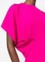 Colville Gedrapeerde midi-jurk Roze - Thumbnail 5