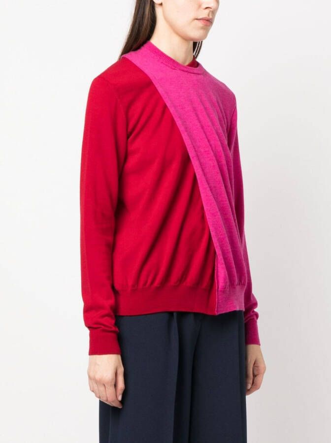 colville Fijngebreide sweater Rood