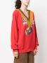 Colville Sweater met print Rood - Thumbnail 3