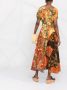 Colville Jurk met bloemenprint Oranje - Thumbnail 4