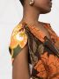 Colville Jurk met bloemenprint Oranje - Thumbnail 5