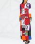 Colville Maxi-jurk met patchwork Rood - Thumbnail 2
