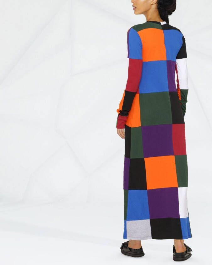 colville Maxi-jurk met patchwork Rood