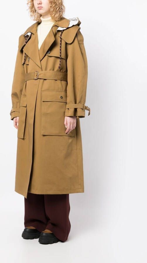 colville Oversized trenchcoat Bruin