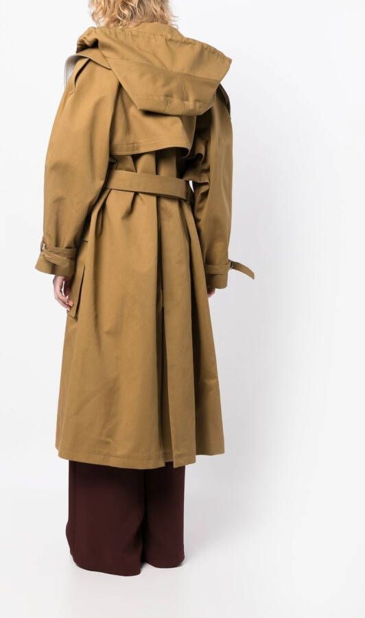 colville Oversized trenchcoat Bruin