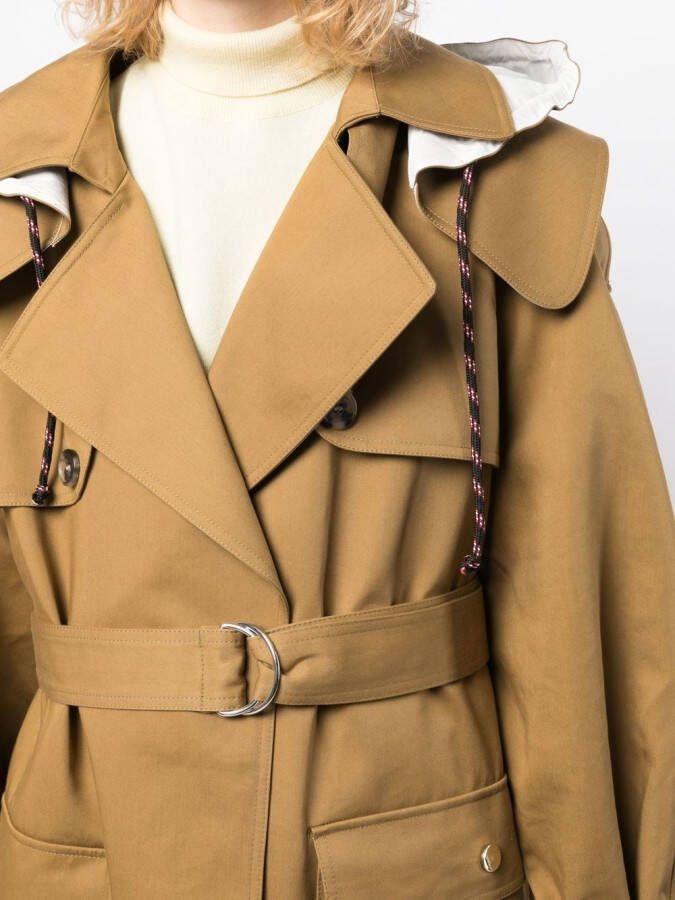 colville Oversized trenchcoat Bruin