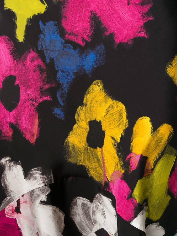 colville Rok met bloemenprint Zwart