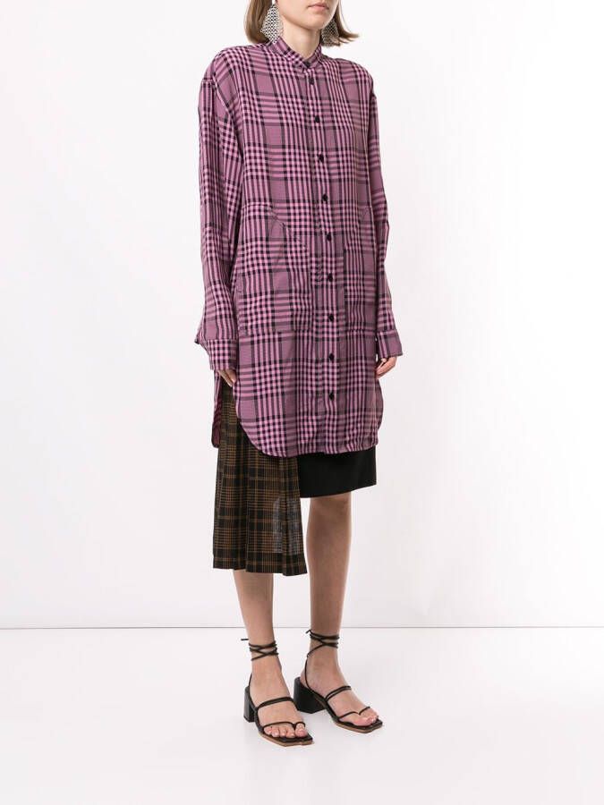 colville Shirt met asymmetrische afwerking Roze