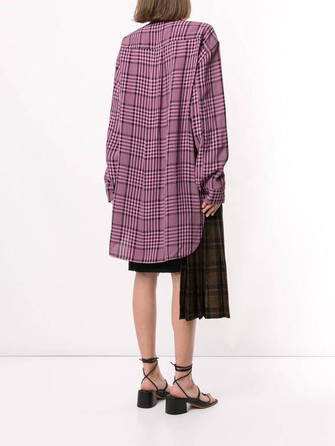 colville Shirt met asymmetrische afwerking Roze