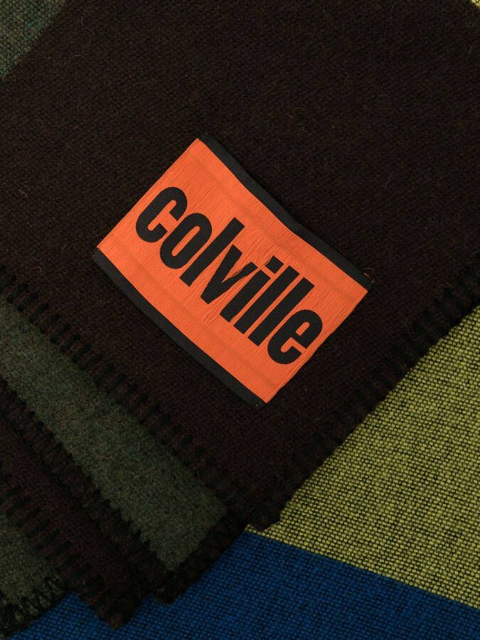 colville Sjaal met colourblocking Groen