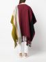 Colville Gestreepte poncho Rood - Thumbnail 4