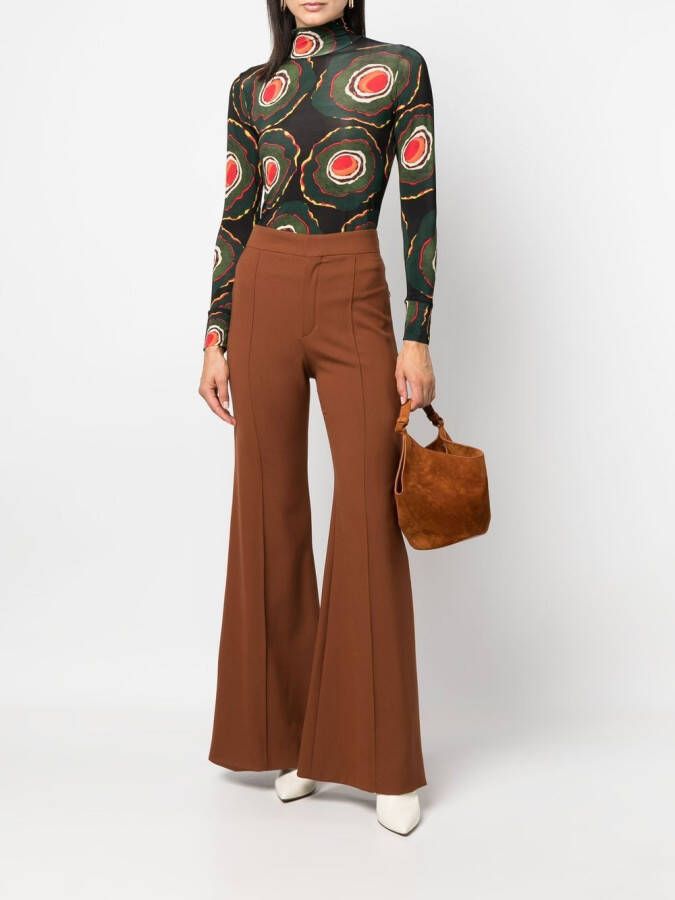 colville Top met print Zwart