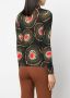 Colville Top met print Zwart - Thumbnail 4