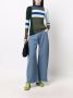Colville Trui met colourblocking Groen - Thumbnail 2