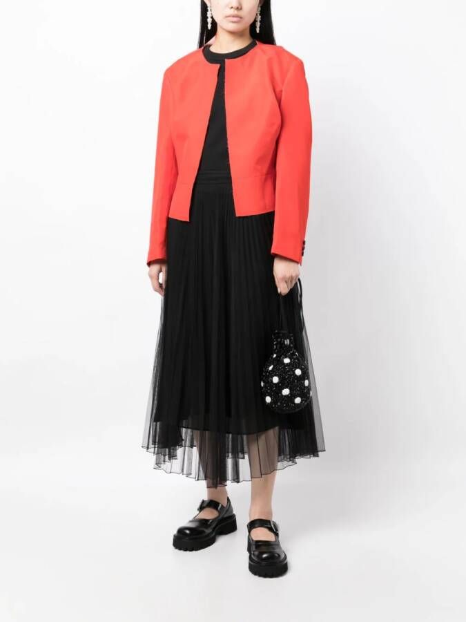 Comme Des Garçons Asymmetrisch jack Rood