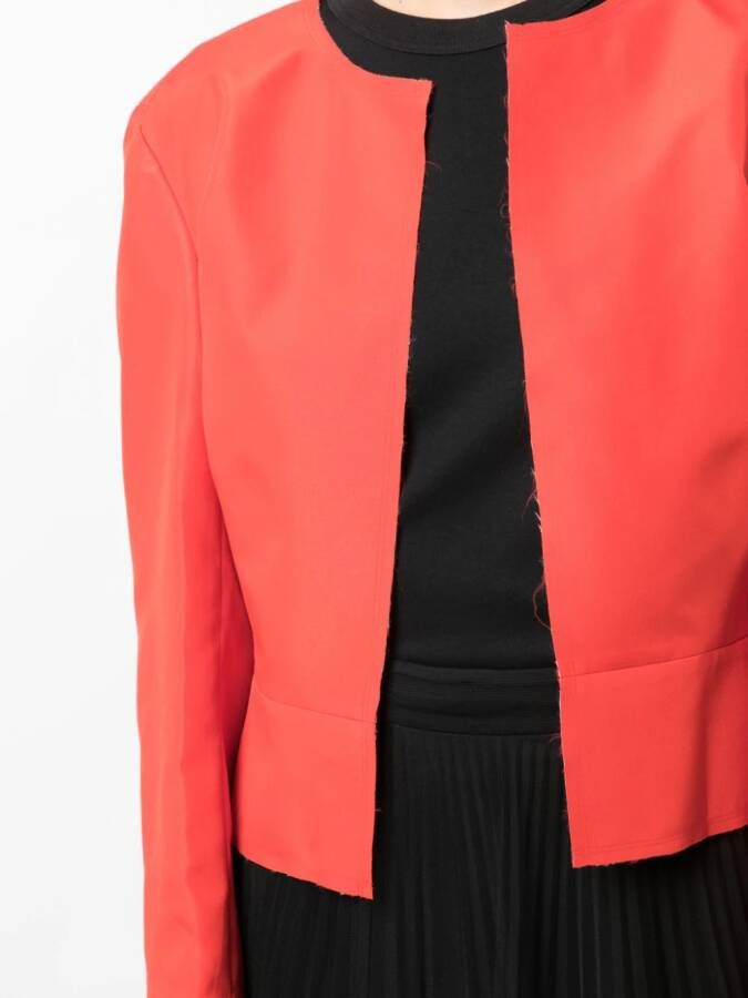 Comme Des Garçons Asymmetrisch jack Rood