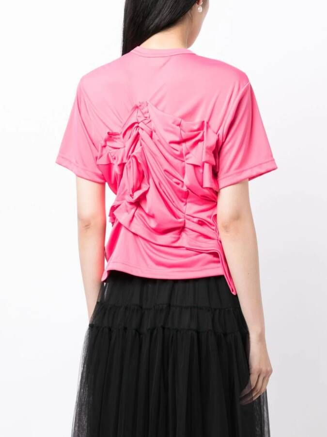 Comme Des Garçons Asymmetrisch T-shirt Roze