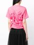 Comme Des Garçons Asymmetrisch T-shirt Roze - Thumbnail 4