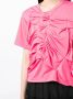 Comme Des Garçons Asymmetrisch T-shirt Roze - Thumbnail 5
