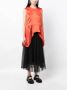Comme Des Garçons Top met asymmetrische afwerking Rood - Thumbnail 3