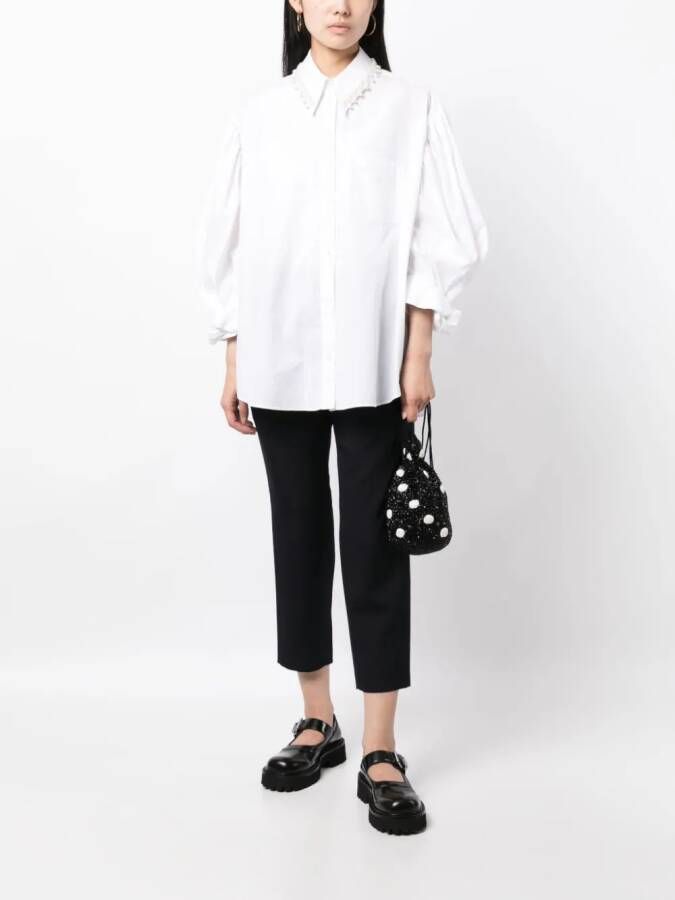 Comme Des Garçons Comme Des Garçons Cropped broek Blauw